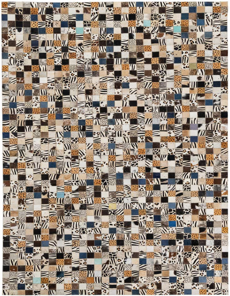Detail image of 5' x 8' Cowhide Leather Rug