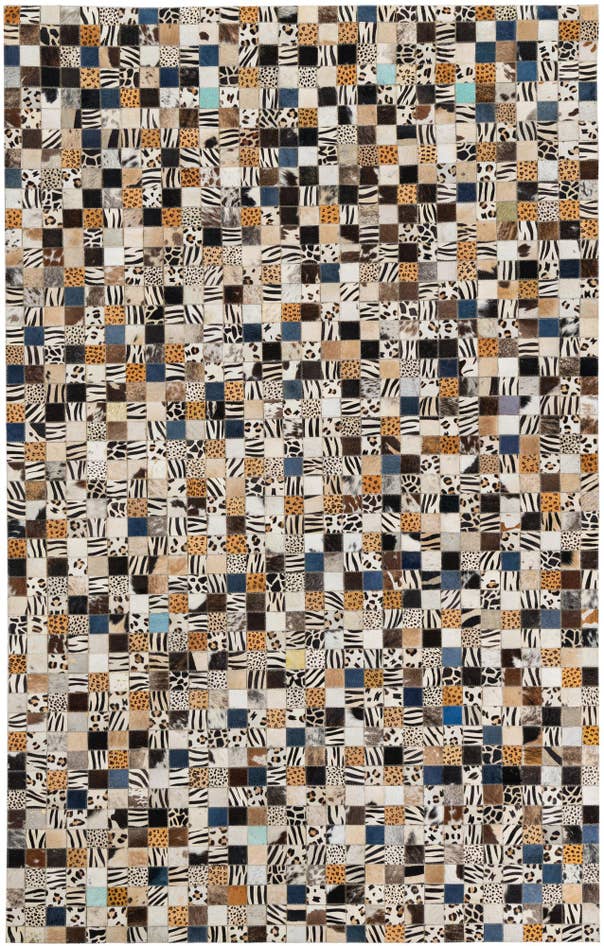 Detail image of 5' x 8' Cowhide Leather Rug