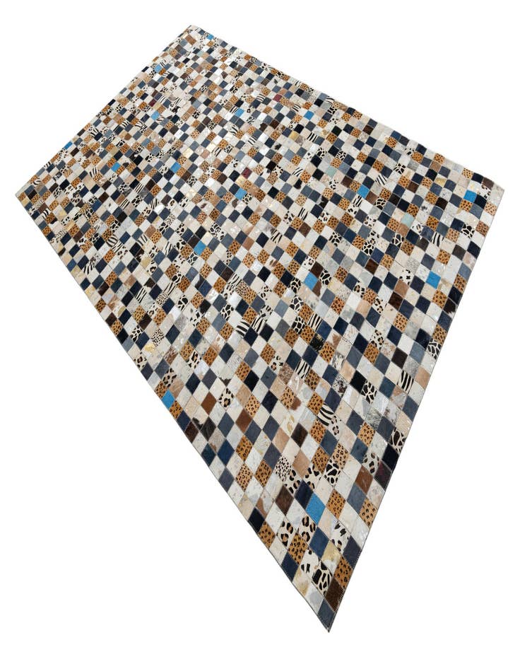 Detail image of 5' x 8' Cowhide Leather Rug