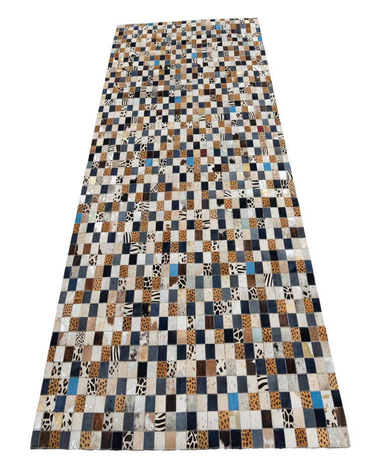 Detail image of 5' x 8' Cowhide Leather Rug