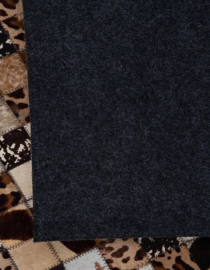 Detail image of 5' 1 x 8' 1 Cowhide Leather Rug