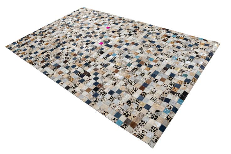 Detailansicht von 150cm x 245cm Cowhide Leather Teppich