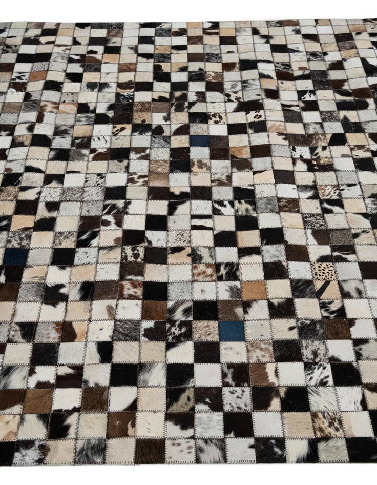 Detail image of 5' x 8' Cowhide Leather Rug