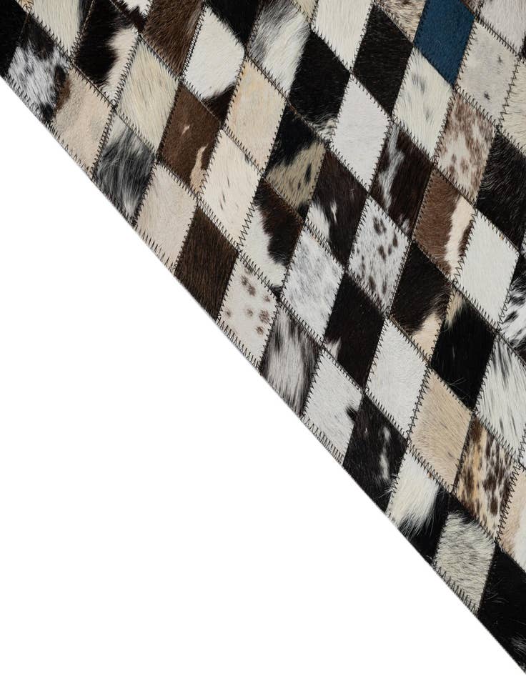 Detail image of 5' x 8' Cowhide Leather Rug