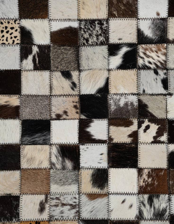 Detail image of 5' x 8' Cowhide Leather Rug