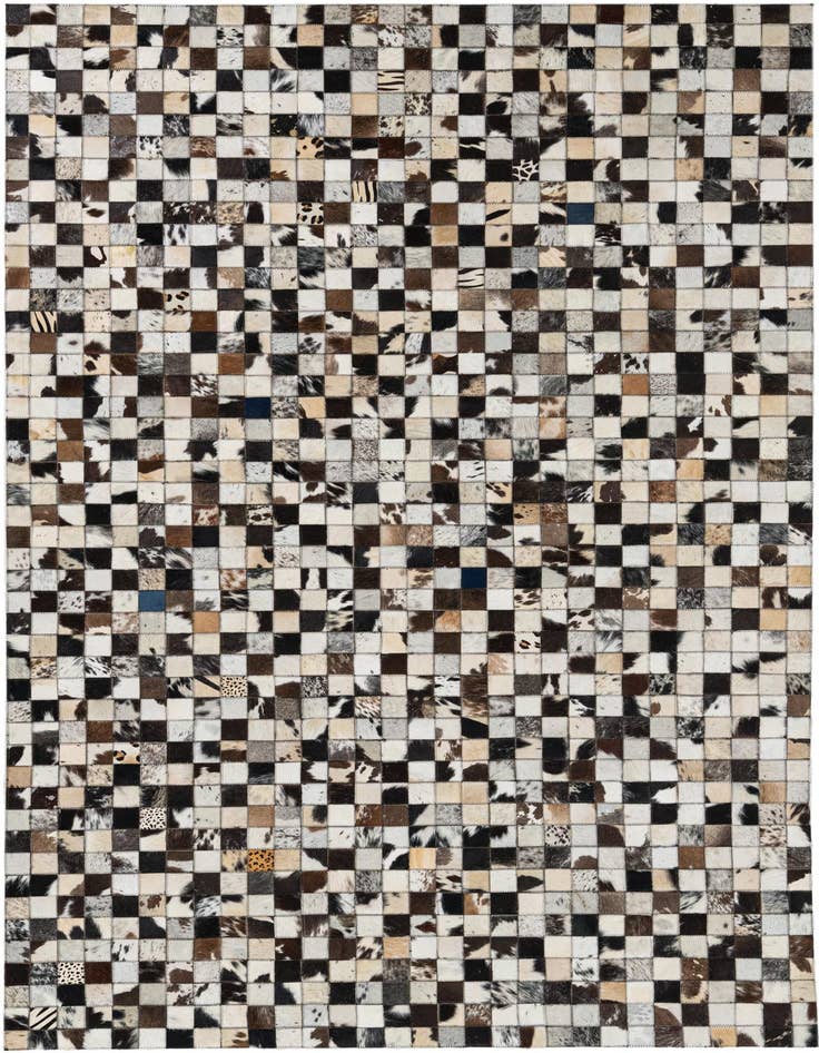 Detail image of 5' x 8' Cowhide Leather Rug