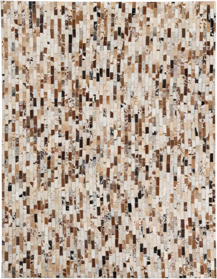 Detail image of 5' 1 x 7' 9 Cowhide Leather Rug