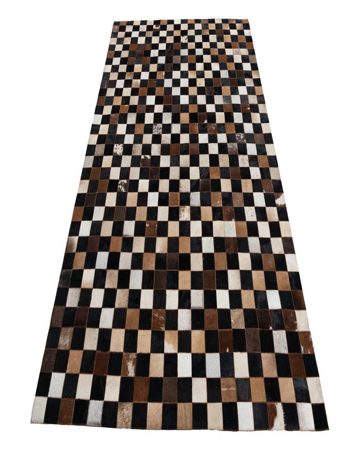 Detail image of 5' x 8' Cowhide Leather Rug