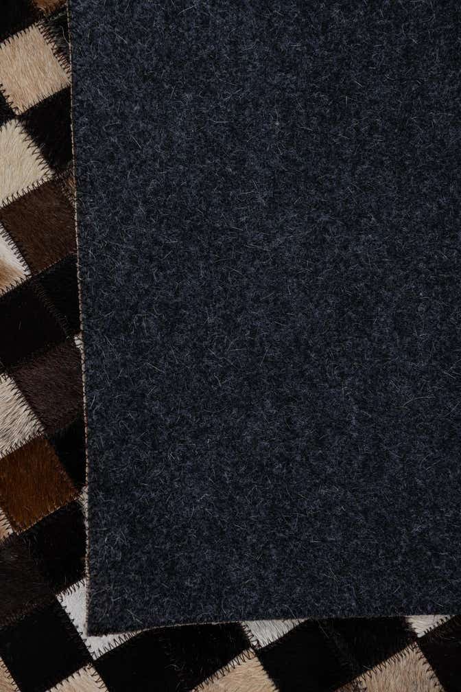 8' x 9' 10 Cowhide Leather Rug