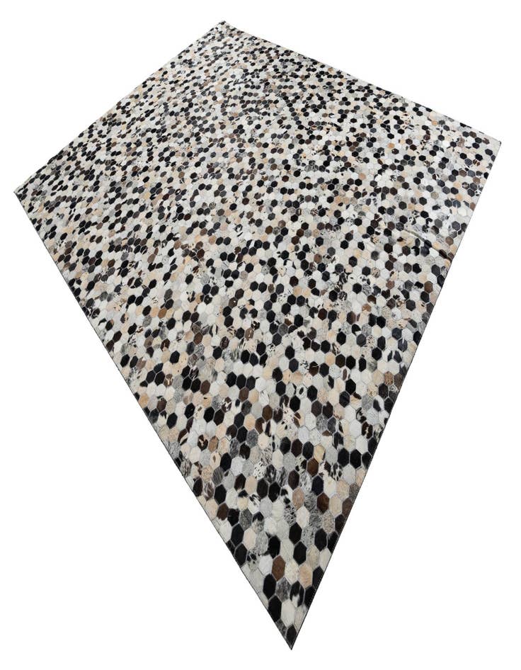 Detail image of 8' x 10' Cowhide Leather Rug