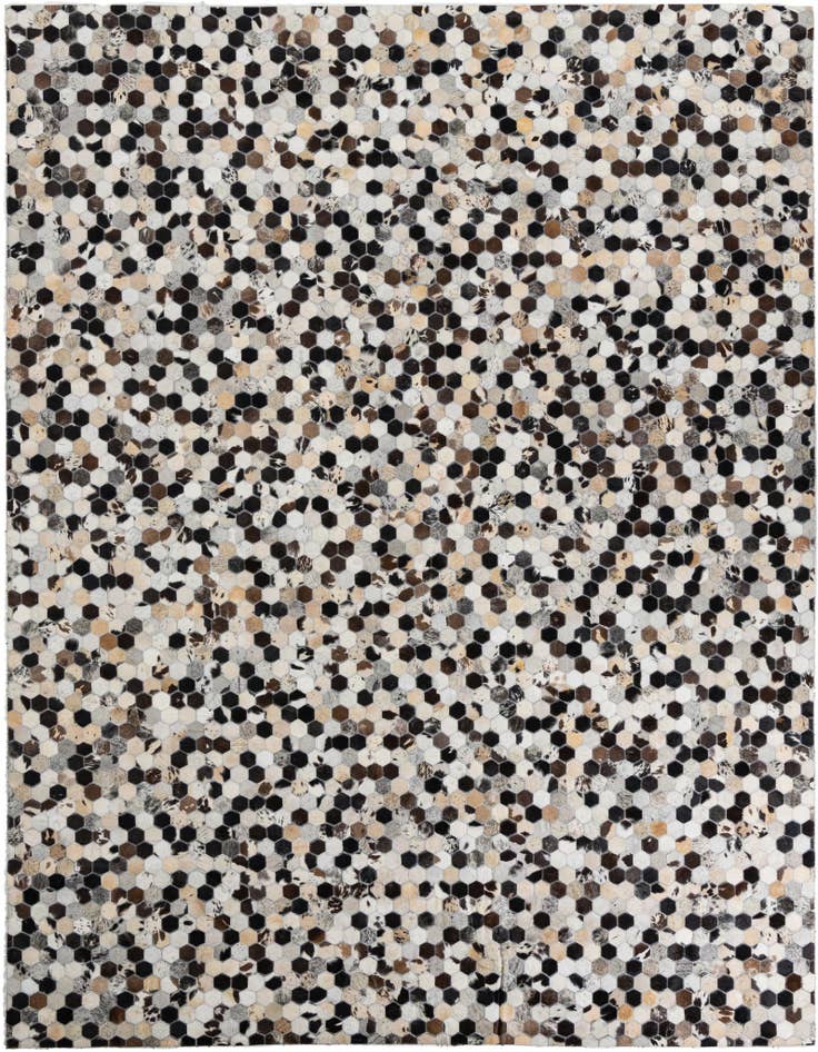 Detail image of 8' x 10' Cowhide Leather Rug