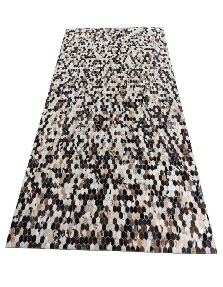 Detail image of 7' 10 x 9' 8 Cowhide Leather Rug