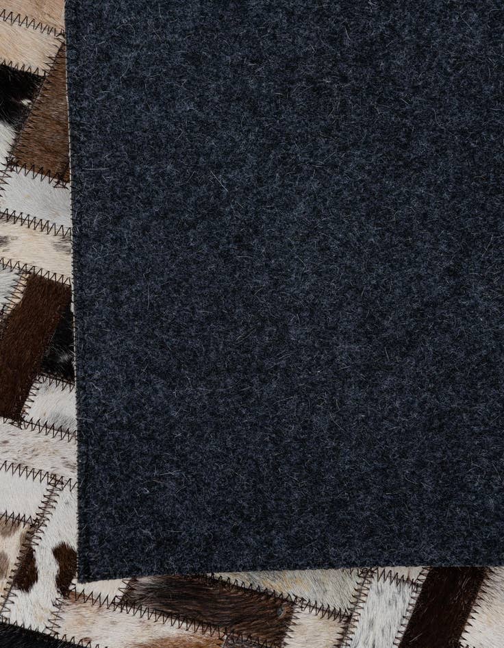 Detail image of 8' 2 x 10' Cowhide Leather Rug