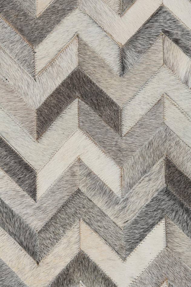 Detail image of 8' 1 x 10' Cowhide Leather Rug