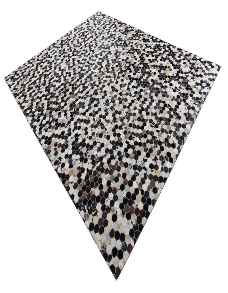 Detail image of 8' x 10' Cowhide Leather Rug