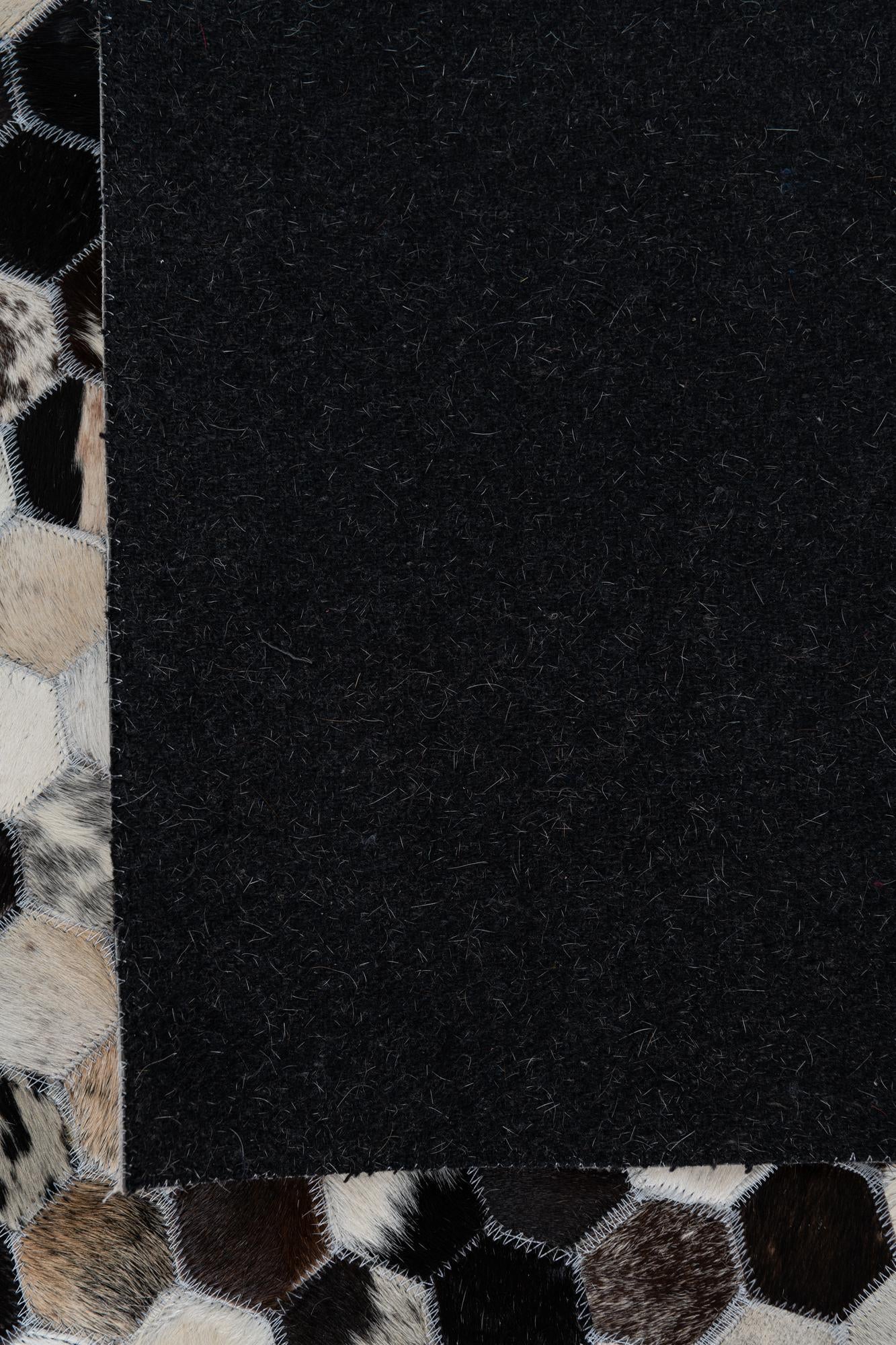 8' x 10' Cowhide Leather Rug
