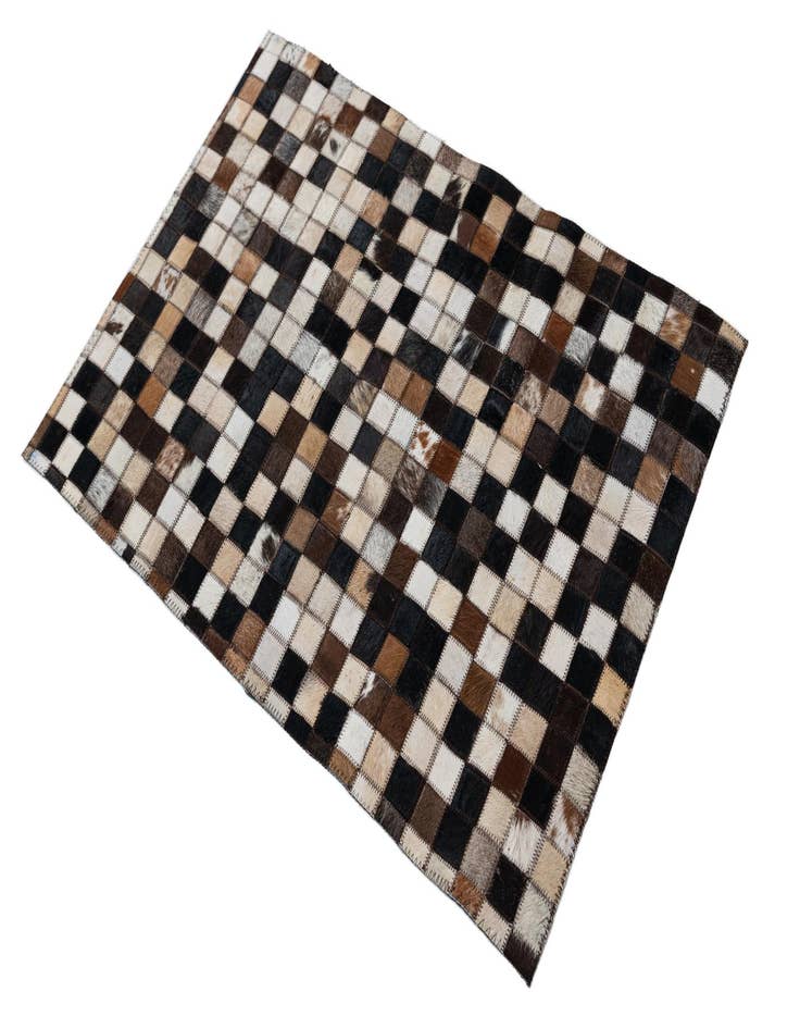 Detail image of 2' x 3' Cowhide Leather Rug