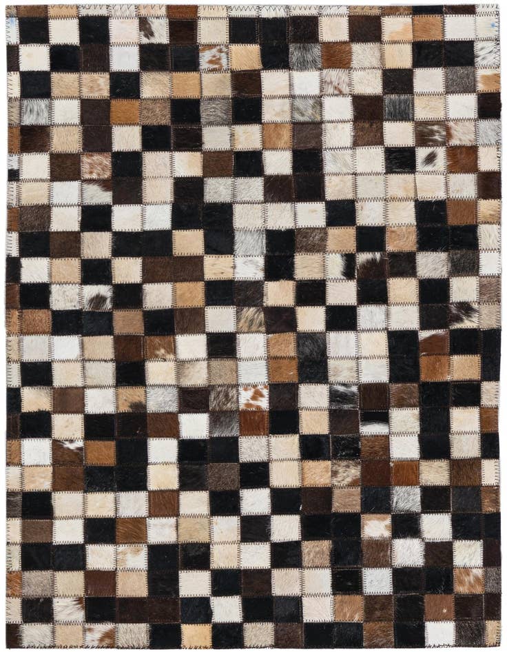 Detail image of 2' x 3' Cowhide Leather Rug