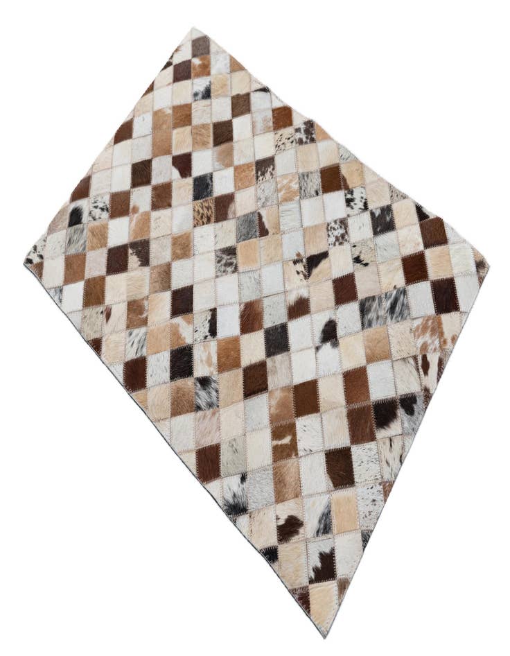 Detail image of 2' x 3' Cowhide Leather Rug