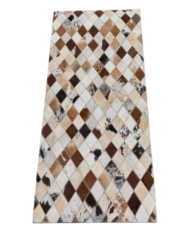 Detail image of 2' x 3' Cowhide Leather Rug