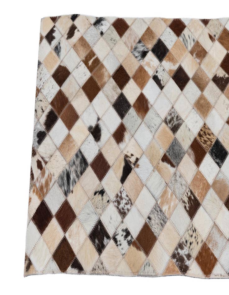 Detail image of 2' x 3' Cowhide Leather Rug