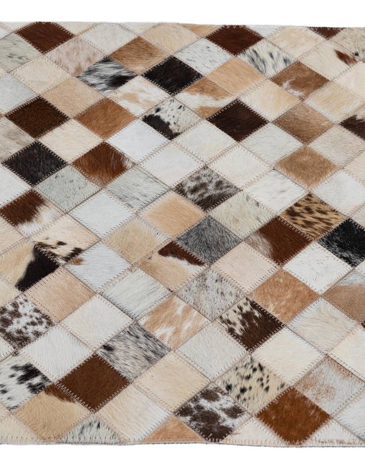 Detail image of 2' x 3' Cowhide Leather Rug