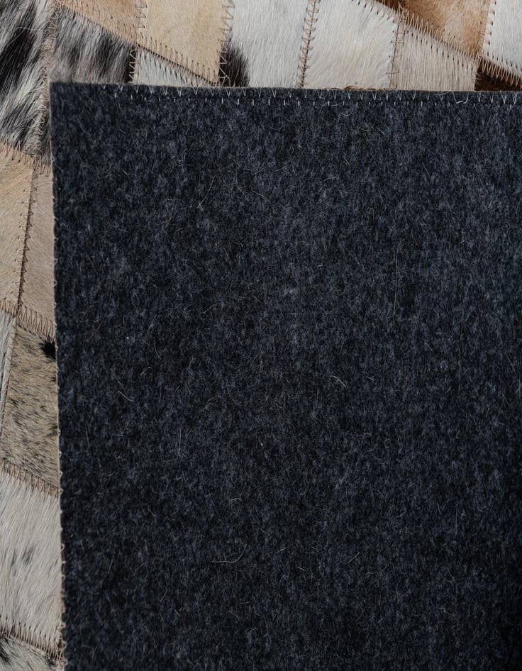 Detail image of 2' x 3' Cowhide Leather Rug