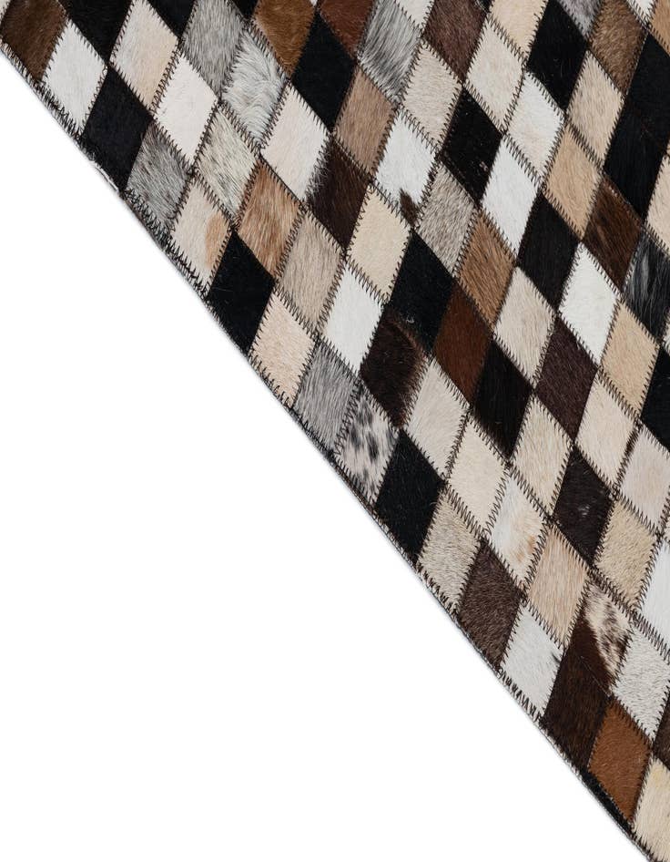 Detail image of 2' x 3' 1 Cowhide Leather Rug