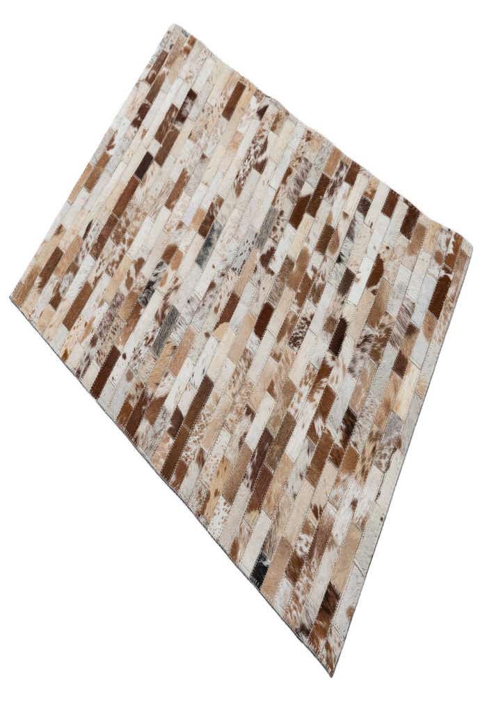 2' x 3' Cowhide Leather Rug