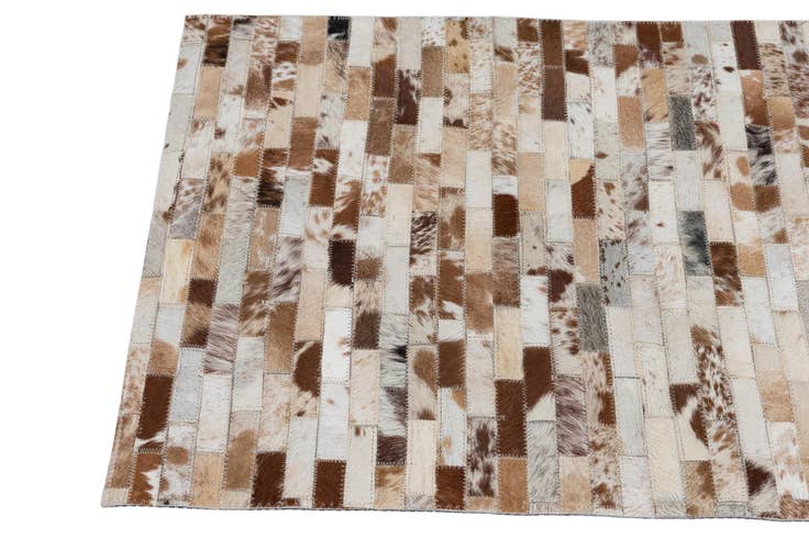 Detail image of 2' x 3' Cowhide Leather Rug