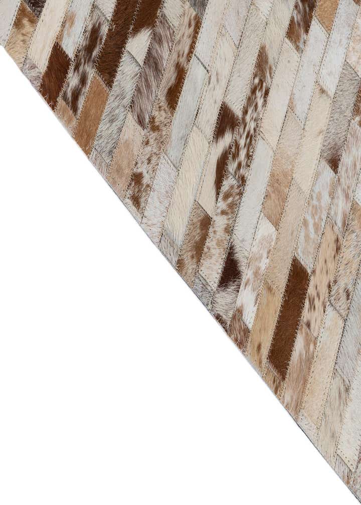 2' x 3' Cowhide Leather Rug