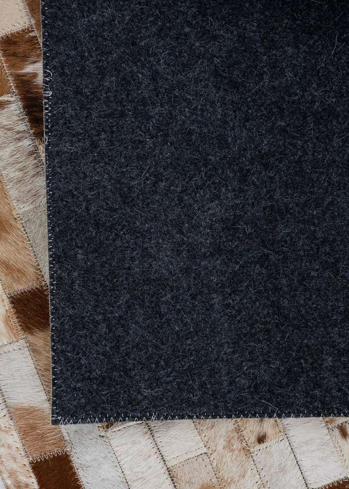 2' x 3' Cowhide Leather Rug