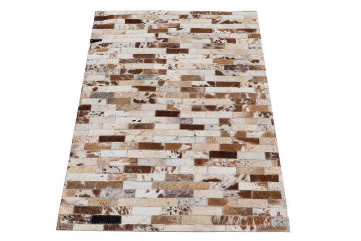 2' x 3' Cowhide Leather Rug