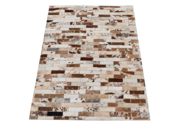 Detail image of 2' x 3' Cowhide Leather Rug