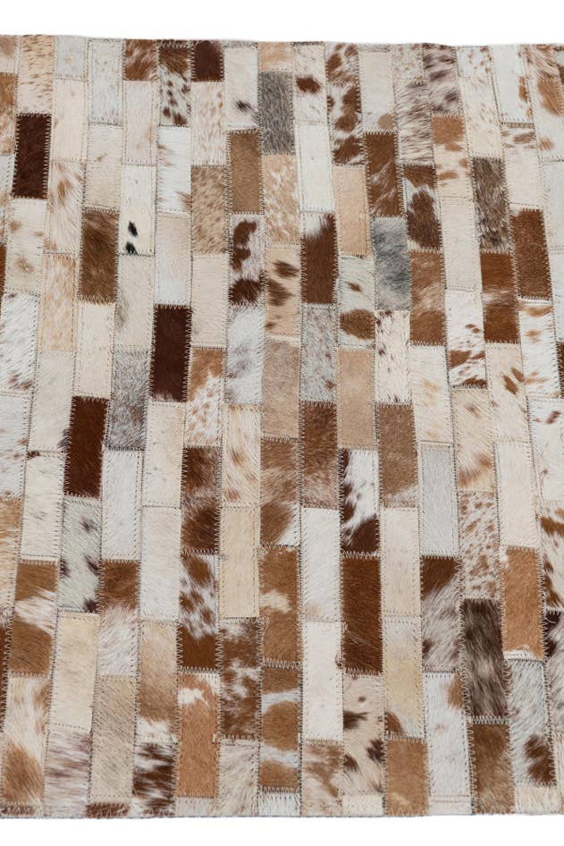 Detail image of 2' x 3' Cowhide Leather Rug