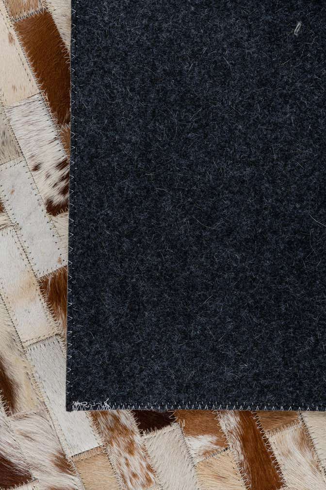 2' x 3' Cowhide Leather Rug