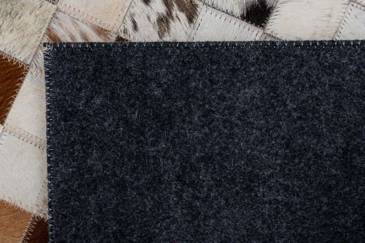 2' x 3' Cowhide Leather Rug