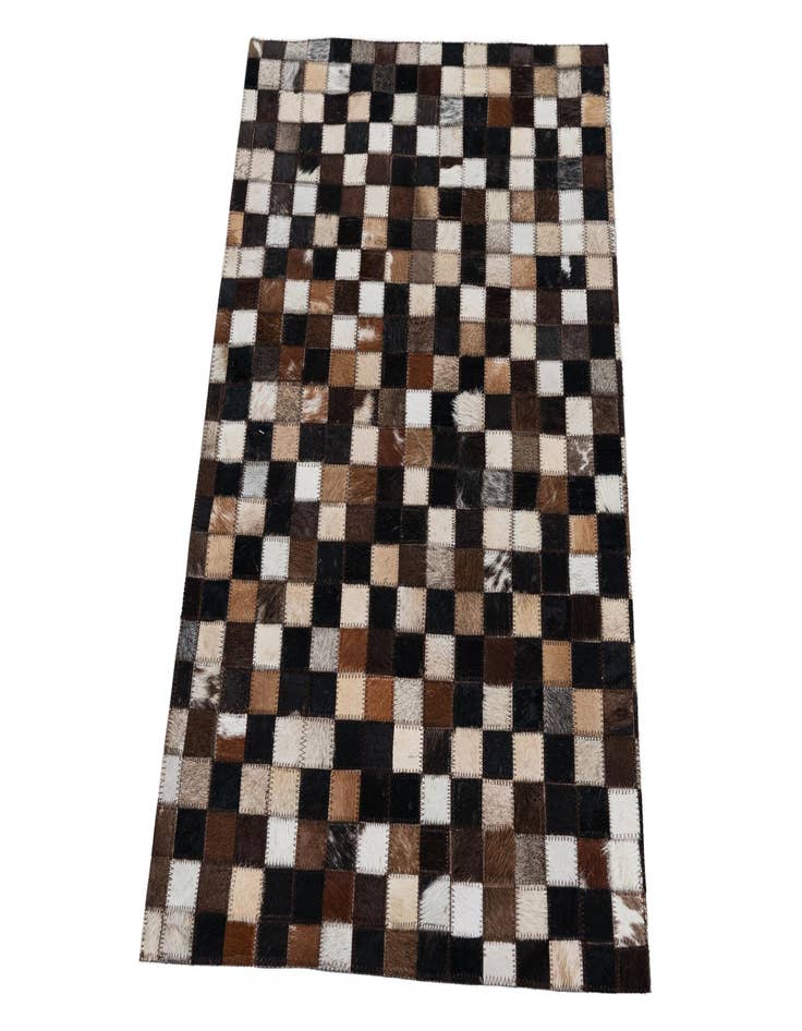 Detail image of 2' x 3' Cowhide Leather Rug