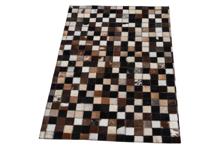 2' x 3' Cowhide Leather Rug