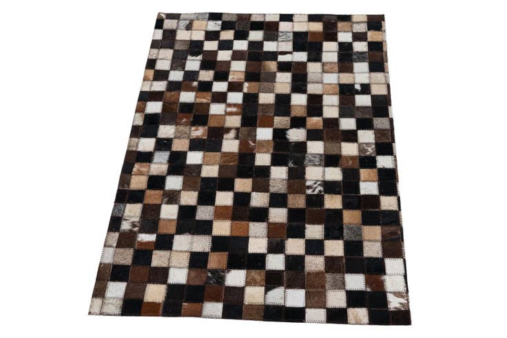 Detail image of 2' x 3' Cowhide Leather Rug