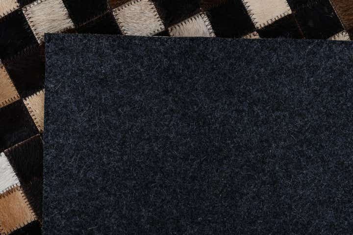 2' x 3' Cowhide Leather Rug