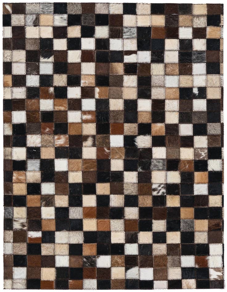 Detail image of 2' x 3' Cowhide Leather Rug