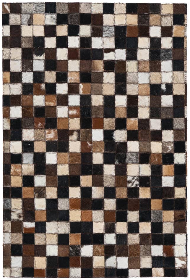 Detail image of 2' x 3' Cowhide Leather Rug