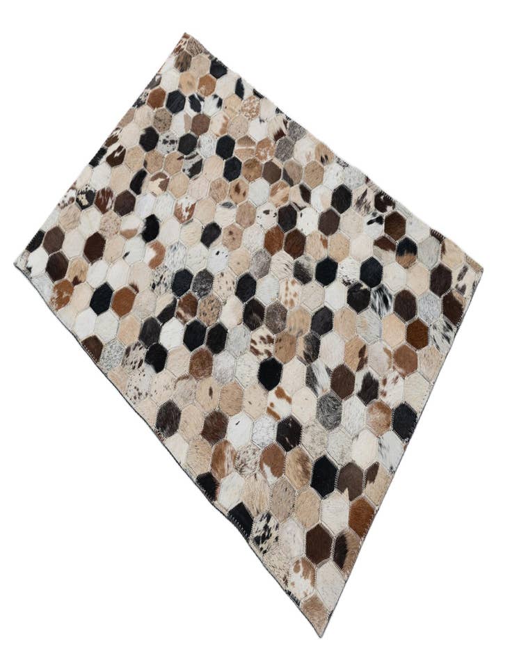 Detail image of 2' x 3' Cowhide Leather Rug