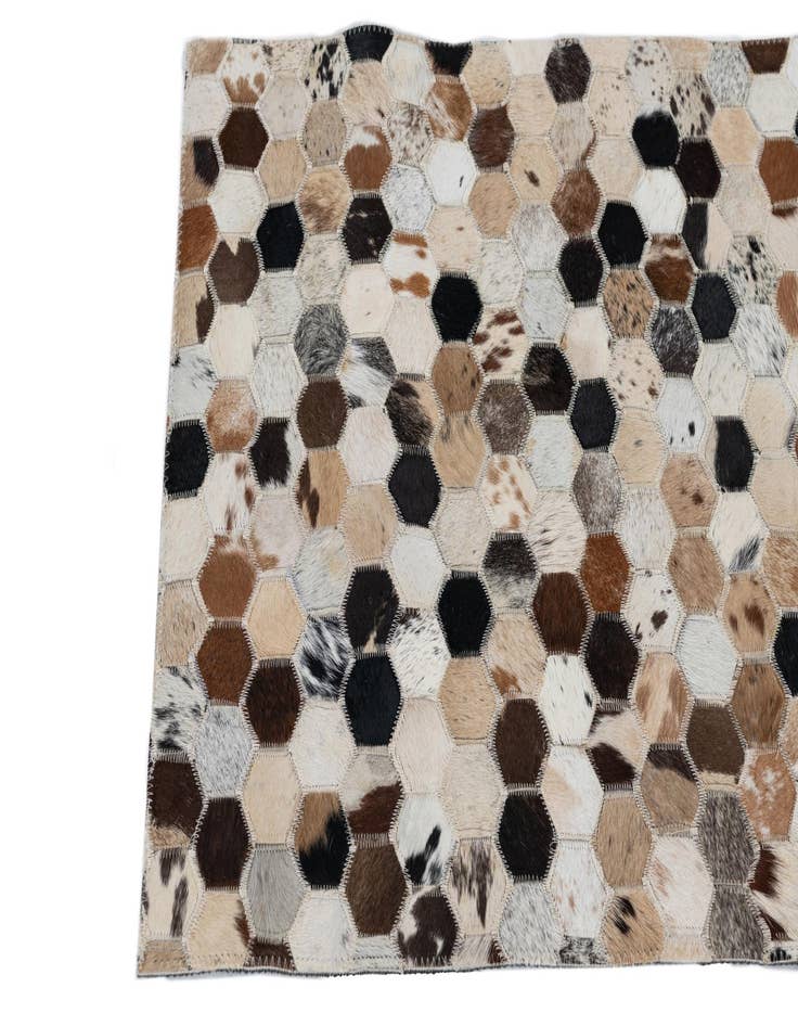 Detail image of 2' x 3' Cowhide Leather Rug