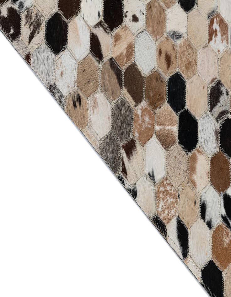 Detail image of 2' x 3' Cowhide Leather Rug