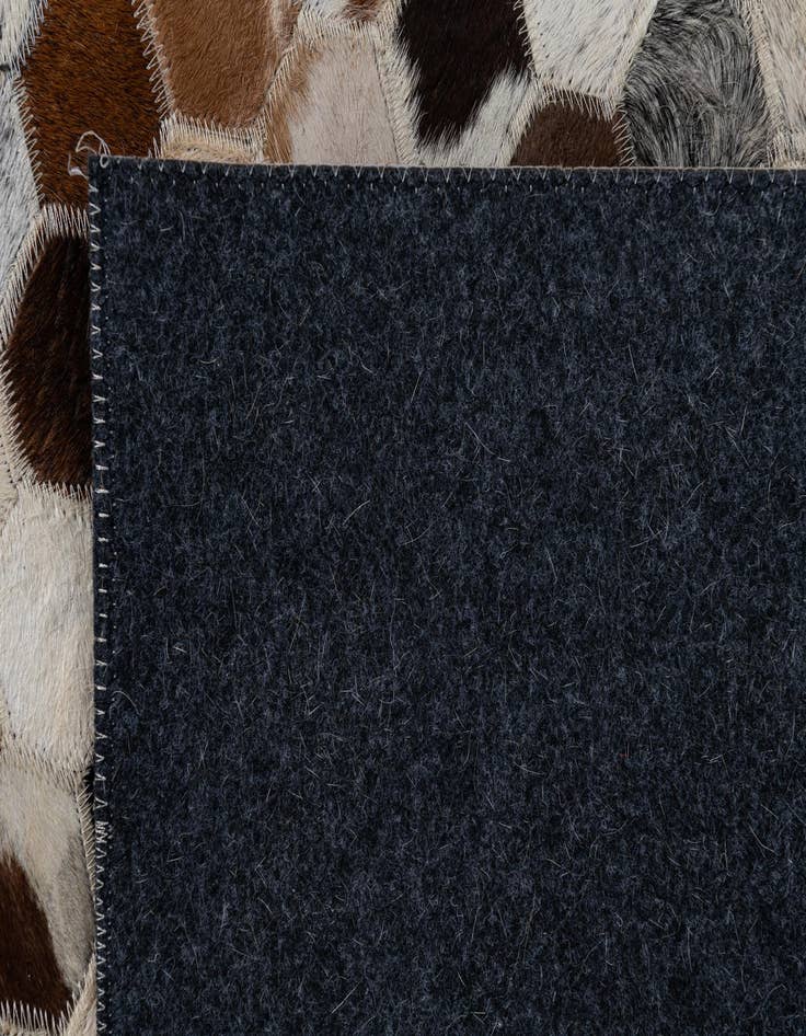 Detail image of 2' x 3' Cowhide Leather Rug