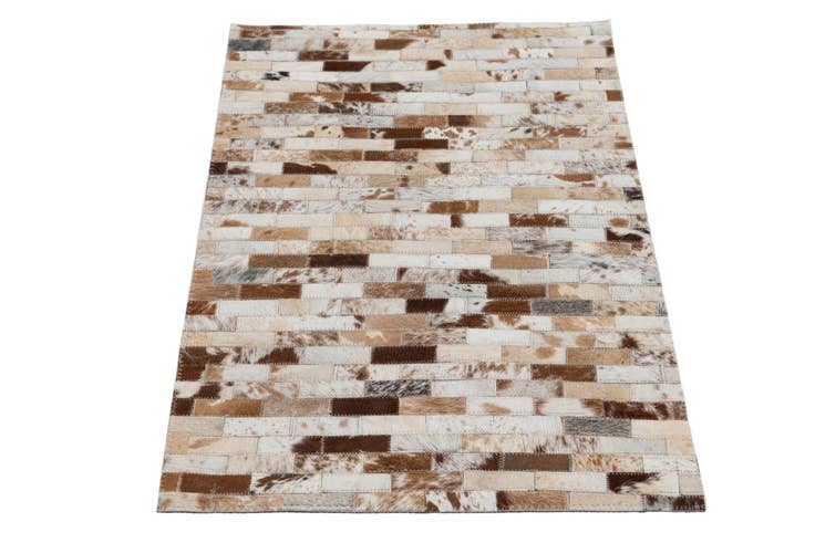 Detail image of 2' x 3' Cowhide Leather Rug