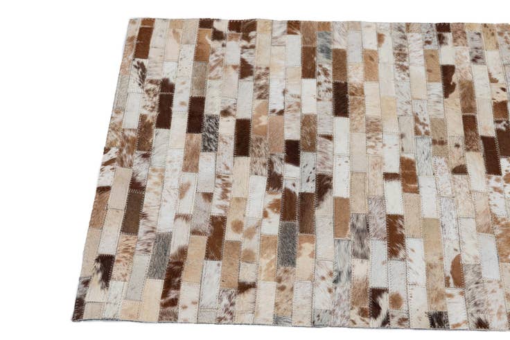 Detail image of 2' x 3' Cowhide Leather Rug