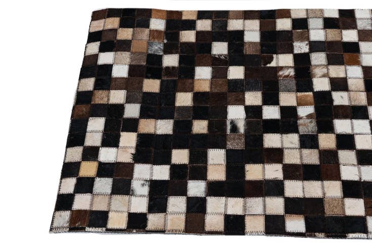 Detail image of 2' x 3' Cowhide Leather Rug